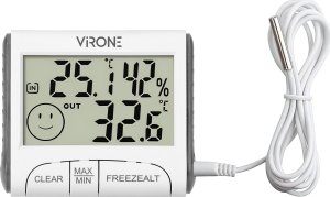 Orno Wielofunkcyjna stacja pogodowa, przewodowa, biała 2