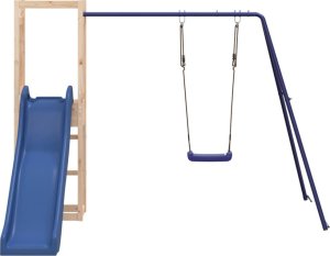 vidaXL Plac zabaw do ogrodu, lite drewno sosnowe 4