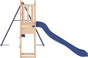 vidaXL Plac zabaw do ogrodu, lite drewno sosnowe 6