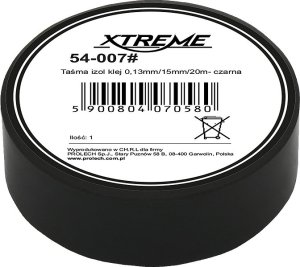 Xtreme Taśma izolacyjna XTREME czarna 20m 1