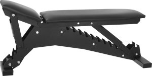 Ławka treningowa regulowana dwustronnie UNDERFIT czarna 3