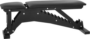 Ławka treningowa regulowana dwustronnie UNDERFIT czarna 4