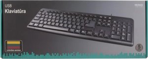 Klawiatura Deltaco Klaviatūra, 104 klavišai, litewski układ, USB, cienki design czarny / TB-58-LT 3