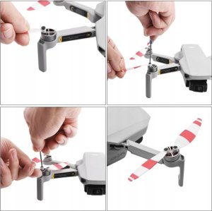 SunnyLife ŚMIGŁA DJI MINI 2 / SE 4726FM RED - KOMPLET (8 ELEMENTÓW) 7