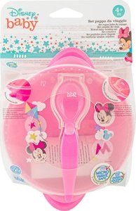 Lulabi Miseczka z pokrywką i łyżeczką Minnie 4m+ LULABI 2