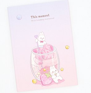 myHomelife Lusterko podróżne podręczne składane kawaii różowe 1