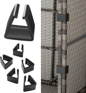 Tectake Zestaw wypoczynkowy Lignano - szary 11