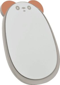 myHomelife Lusterko drewniane na nóżkach stojące miś 2