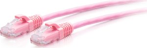 C2G C2G 7ft (2.1m) Cat6a Snagless Unshielded (UTP) Slim Ethernet Network Patch Cable - Pink - Patch-Kabel - RJ-45 (M) zu RJ-45 (M) - 2.1 m - 4.8 mm - UTP - CAT 6a - geformt, ohne Haken - pink 1