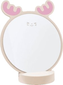 myHomelife Lusterko drewniana ozdobne na podstawce jelonek 3