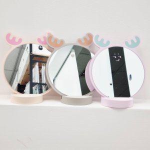 myHomelife Lusterko drewniana ozdobne na podstawce jelonek 4