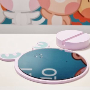 myHomelife Lusterko drewniana ozdobne na podstawce jelonek 4