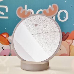 myHomelife Lusterko drewniana ozdobne na podstawce jelonek 5