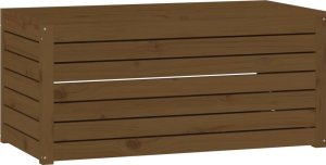 Skrzynia ogrodowa vidaXL 4-cz. zestaw skrzyń ogrodowych, miodowy brąz, drewno sosnowe 10