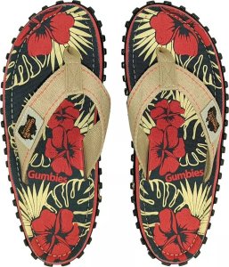 Gumbies Gumbies japonki Islander DENIM HIBISCUS 37 1