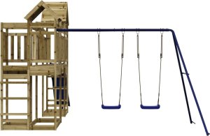 vidaXL Plac zabaw do ogrodu, impregnowane drewno sosnowe 5