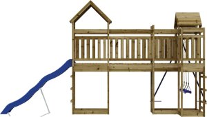 vidaXL Plac zabaw do ogrodu, impregnowane drewno sosnowe 6