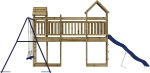 vidaXL Plac zabaw do ogrodu, impregnowane drewno sosnowe 7