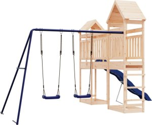 vidaXL Plac zabaw do ogrodu, lite drewno sosnowe 4