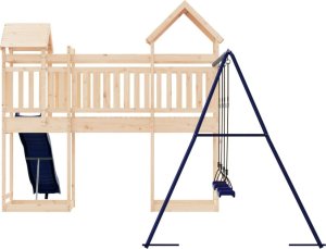 vidaXL Plac zabaw do ogrodu, lite drewno sosnowe 5