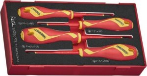 Teng Tools ZESTAW WKRĘTAKÓW KRZYŻOWYCH VDE 1000V TEAMDV04N1, 4SZT. (1 KPL) 1