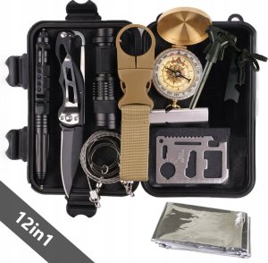 Retoo ZESTAW PRZETRWANIA SURVIVALOWY NIEZBĘDNIK 12W1 ZS-3 16