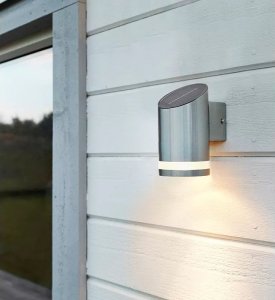 Kinkiet Ansult Kinkiet solarna lampa wykonana ze stali nierdzewnej 90mm Kinkiet solarna lampa wykonana ze stali nierdzewnej 90mm 2