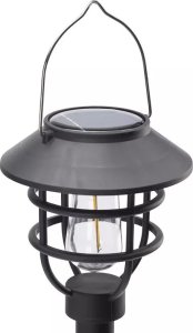 Ansult Lampa ogrodowa solarna w stylu retro wbijana lub wisząca 37,5 10 cm Lampa ogrodowa solarna w stylu retro wbijana lub wisząca 37,5 10 cm 1