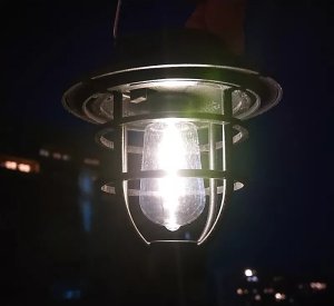Ansult Lampa ogrodowa solarna w stylu retro wbijana lub wisząca 37,5 10 cm Lampa ogrodowa solarna w stylu retro wbijana lub wisząca 37,5 10 cm 2