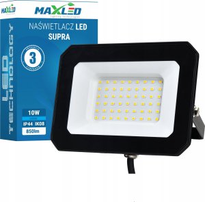 Naświetlacz MAXLED Naświetlacz LED 10W, 850lm, 6000K (zimno-biała), IP65 - SUPRA III Maxled 1