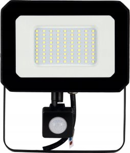 Naświetlacz MAXLED Naświetlacz LED z czujnikiem rychu - 50W, 5400lm, 6000K (zimno-biała), IP65 - SUPRA III Maxled 1