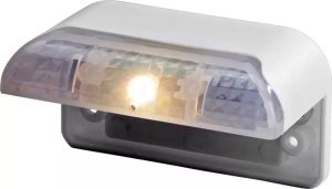 Ansult 3x Lampa solarna na balustradę poręcz płot mała biała 8x4,5x4,3cm 3x Lampa solarna na balustradę poręcz płot mała biała 8x4,5x4,3cm 2