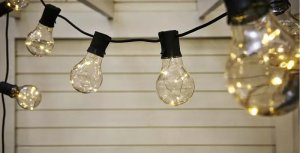 Ansult Girlanda solarna balkonowa 15 ciepłych żarówek sznur 2,8m drucik led Girlanda solarna balkonowa 15 ciepłych żarówek sznur 2,8m drucik led 4