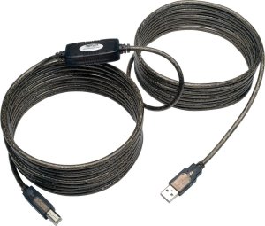 Kabel USB Eaton USB-A - USB-B 7.62 m Czarny (U042-025) 1