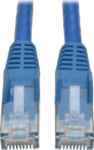 Eaton Eaton Tripp Lite Series Cat6 Gigabit Snagless Molded (UTP) Ethernet Cable (RJ45 M/M), PoE, Blue, 1 ft. (0.31 m) - Patch-Kabel - RJ-45 (M) zu RJ-45 (M) - 30 cm - UTP - CAT 6 - geformt, ohne Haken, verseilt - Blau 1