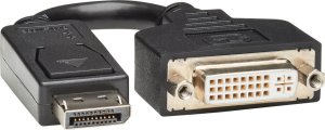 Adapter AV Eaton Eaton Tripp Lite Series DisplayPort to DVI-I Adapter Cable (M/F), 6 in. (15.2 cm) - Display-Adapter - DisplayPort (M) zu DVI-I (W) - 15 cm - geformt 1