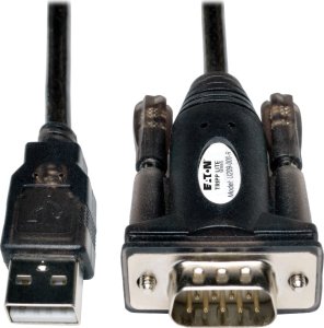 Adapter USB Eaton Eaton Tripp Lite Series 5ft USB to Serial Adapter Cable USB-A to DB9 RS-232 M/M 5' - Serieller Adapter - USB - RS-232 - Schwarz 1