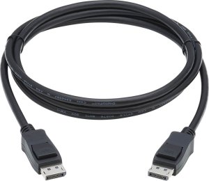 Kabel Eaton Tripp Lite Series DisplayPort 1.4 Cable with Latching Connectors 8K (M/M) Black 6 ft. (1.8m) - Kabel DisplayPort - DisplayPort (M) do DisplayPort (M) - DisplayPort 1.4 - 1.83 m - czarny 2