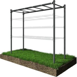 UnderFit Drążek ogrodowy drabinka gimnastyczna pozioma OCYNK Street workout UNDERFIT UF9883 9