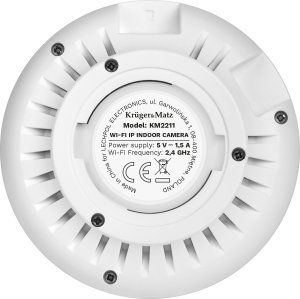 Kruger&Matz Kamera Wi-Fi wewnętrzna Connect C70 Tuya FishEye 5
