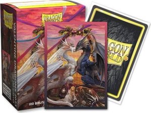 Dragon Shield Koszulki PREMIUM na karty talię Pokemon MtG Magic ILUSTROWANE Dragon Shield Sleeves protektory Valentine (100 sztuk) 1