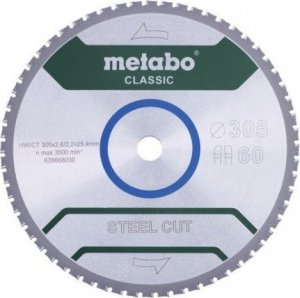 Metabo PIŁA TARCZOWA STEEL CUT CLASSIC 305*25.4MM Z60 (1 SZT) 1