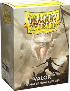 Dragon Shield Koszulki PREMIUM na karty talię Pokemon MtG Magic Dual MATTE Dragon Shield Sleeves protektory Valor (100 sztuk) 1