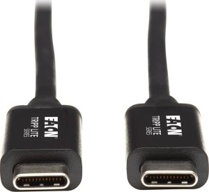 Kabel USB Eaton Tripp Lite Thunderbolt 3 Cable 40 Gbps Active 5A 100W PD 4K USB C M/M 2M Black - USB-Kabel - 24 pin USB-C (M) zu 24 pin USB-C (M) - Thunderbolt 3 - 5 A - 2 m - 4K Unterstutzung, aktiv, USB-Stromversorgung (5A, 100 W) - Schwarz 4