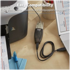 Kabel USB Eaton Eaton Tripp Lite Series Keyspan High Speed USB to Serial Adapter - Serieller Adapter - USB - RS-232 - Schwarz 9