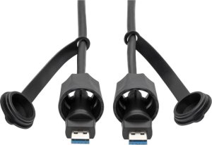 Kabel USB Eaton Eaton Tripp Lite Series USB 3.0 SuperSpeed A to A M/M Cable, Industrial - IP68, Shielded, 6 ft. (1.83 m), TAA - USB-Kabel - TAA-konform - USB Typ A (M) zu USB Typ A (M) - USB 3.1 Gen1 - 1.8 m - innen/aussen - Schwarz - fur P/N: N206-SB01-I 1