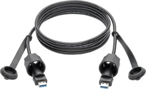 Kabel USB Eaton USB-A - USB-A 1.83 m Czarny (U325-006-IND) 3