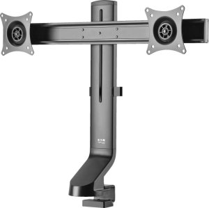 Eaton Tripp Lite Dual-Display Monitor Arm with Desk Clamp and Grommet - Height Adjustable, 17" to 27" Monitors - Befestigungskit - fur 2 LCD-Displays - Stahl - Schwarz - Bildschirmgrosse: 43.2-68.6 cm (17"-27") - Klemmmontage, Tulle, Tischmontage 7