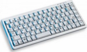 Klawiatura Cherry CHERRY Compact-Keyboard G84-4100 klawiatura USB + PS/2 AZERTY Szary 1