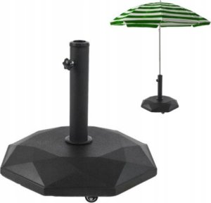 Kaemingk Podstawa pod parasol ogrodowy czarna 48 x 34 cm 1